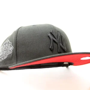 New Era New York Yankees fitted hat Black Red Under Brim colorway - Dynasty Fitted: New Era’s Yankees 1999 World Series Black Crown Celebrates Championship Sweep
