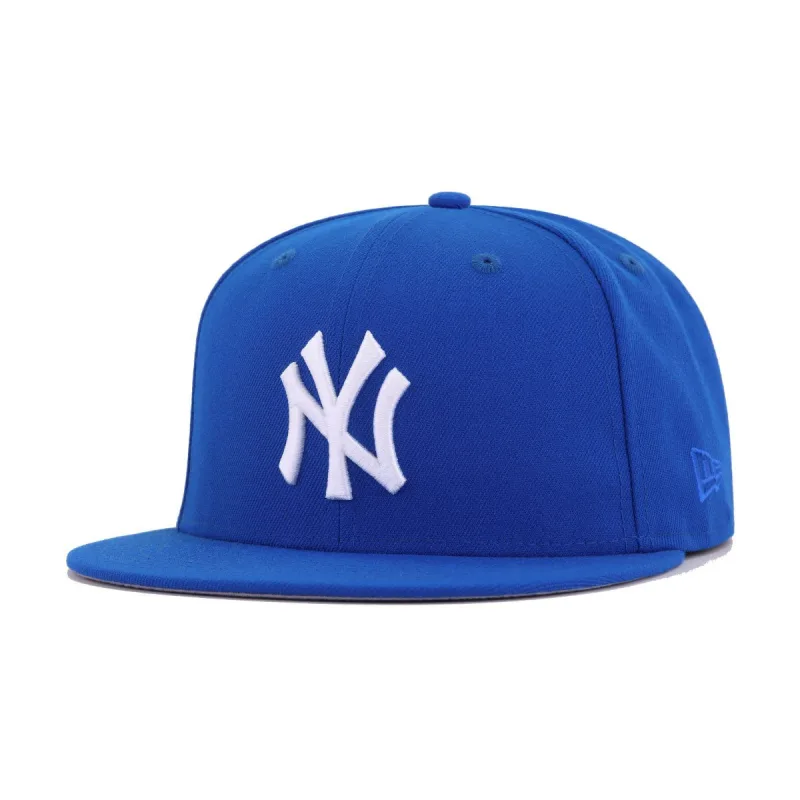 New Era New York Yankees fitted hat blue colorway - New Era Drops Fresh Yankees Fitted in Blue Azure Colorway
