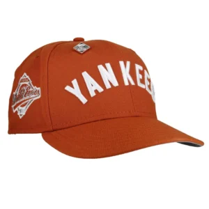 New Era New York Yankees fitted hat grey, orange, burnt orange colorway - 1996 World Series Fitted: New Era’s Burnt Orange Yankees Championship Tribute