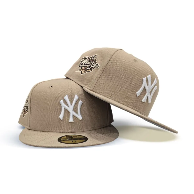 New Era New York Yankees fitted hat camel, silver colorway - Dynasty Peak Fitted: New Era’s Camel Yankees 1999 World Series Commemorative