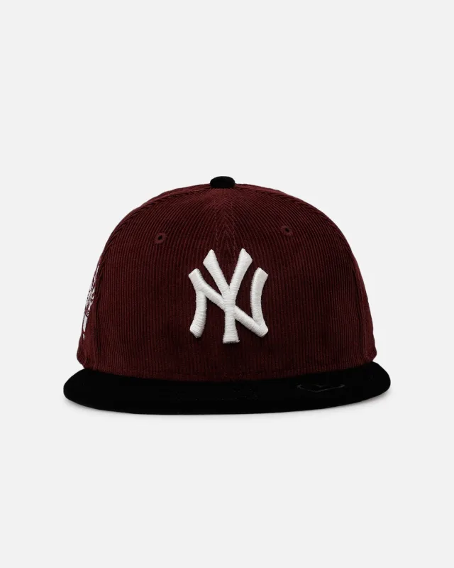 New Era New York Yankees fitted hat red, maroon colorway - New Era Yankees ‘Certified Lover 2.0’ Fitted Drops in Clean Maroon