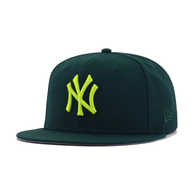 New Era New York Yankees fitted hat green, yellow, gold colorway - New Era Yankees Fitted Gets the NYC Sanitation Treatment
