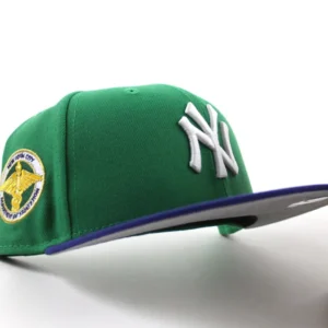 New Era New York Yankees fitted hat Green Blue Gray Under Brim colorway - Yankees Department of Sanitation Fitted Brings NYC Worker Vibes