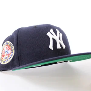 New Era New York Yankees fitted hat GITD Navy Green Under Brim colorway - 1949 Dynasty Begins Fitted: New Era’s Glow-in-the-Dark Yankees Championship Tribute