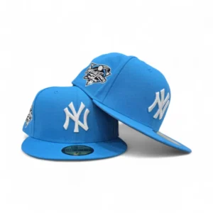 New Era New York Yankees fitted hat gray, blue colorway - 2000 Subway Series Fitted: New Era Honors Yankees’ Third Straight Championship