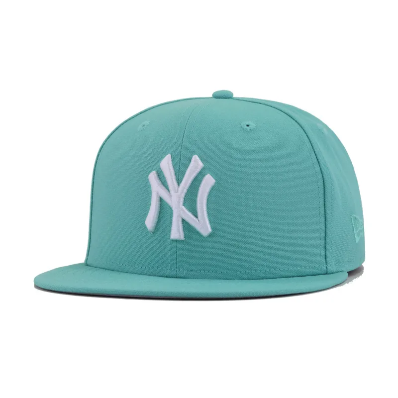 New Era New York Yankees fitted hat green, copper colorway - Yankees Drop Fresh Green Copper Fitted That’s Pure Fire