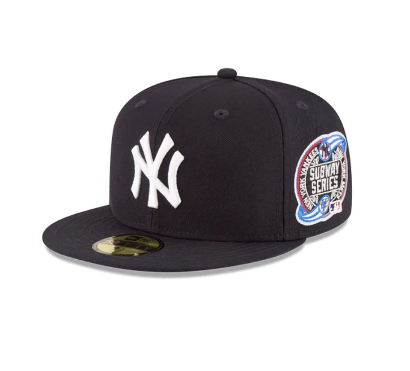 New Era New York Yankees fitted hat grey, blue colorway - New Era Yankees Fitted Celebrates 2000 Subway Series Legacy