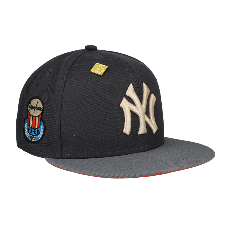 New Era New York Yankees fitted hat grey, orange colorway - Dynasty Fitted: New Era Honors Yankees’ 1952 World Series Championship Victory