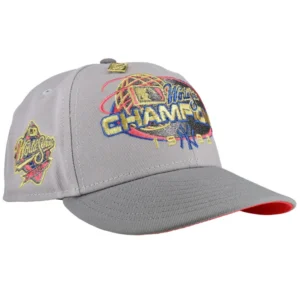 New Era New York Yankees fitted hat grey, pink colorway - Dynasty Fitted: New Era’s 1998 Yankees World Series Grey Two Tone Celebrates Baseball’s Greatest Season