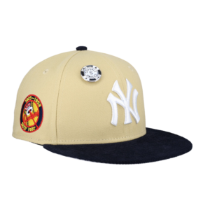 New Era New York Yankees fitted hat grey, vegas gold, gold colorway - Yankees Vegas Gold 2.0 Fitted Celebrates 50 Years in Style