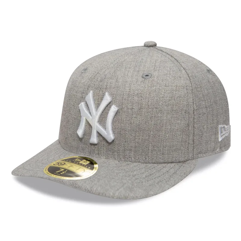 New Era New York Yankees fitted hat gray colorway - New Era Yankees Fitted Features Clean Heather Gray UV Colorway