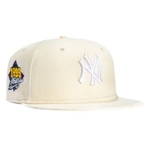 New Era New York Yankees fitted hat Khaki colorway - Dynasty Fitted: New Era’s Khaki Yankees 1999 World Series Championship Hat