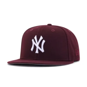New Era New York Yankees fitted hat red, maroon colorway - Yankees Fitted Gets Bold Maroon Makeover from New Era