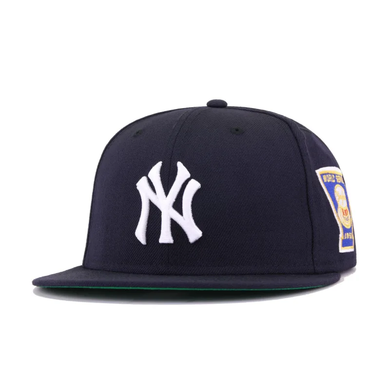 New Era New York Yankees fitted hat navy, red, blue, green, gold colorway - 1953 World Series Fitted: New Era Drops Yankees Championship Tribute with Cooperstown Green Bottom