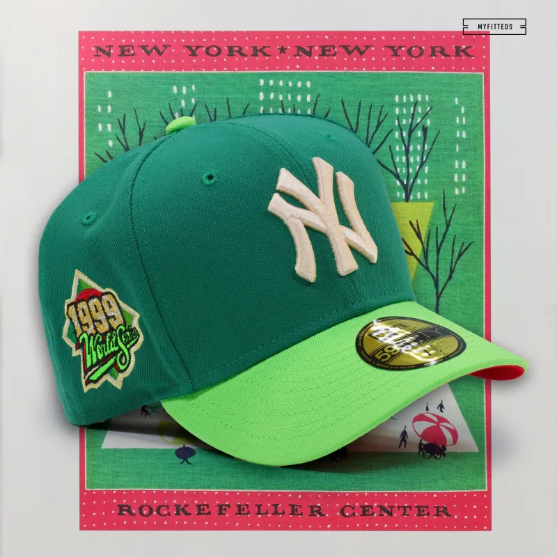 New Era New York Yankees fitted hat - Dynasty Fitted: New Era’s 1999 World Series Yankees Championship Cap Celebrates Rockefeller Center