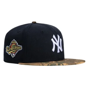 New Era New York Yankees fitted hat Navy, Camo colorway - New Era Drops Clean Yankees Fitted with 1996 World Series Patch