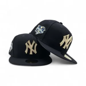 New Era New York Yankees fitted hat navy, gray, blue, gold colorway - 2000 Subway Series Fitted: New Era’s Rhinestone Yankees Championship Tribute