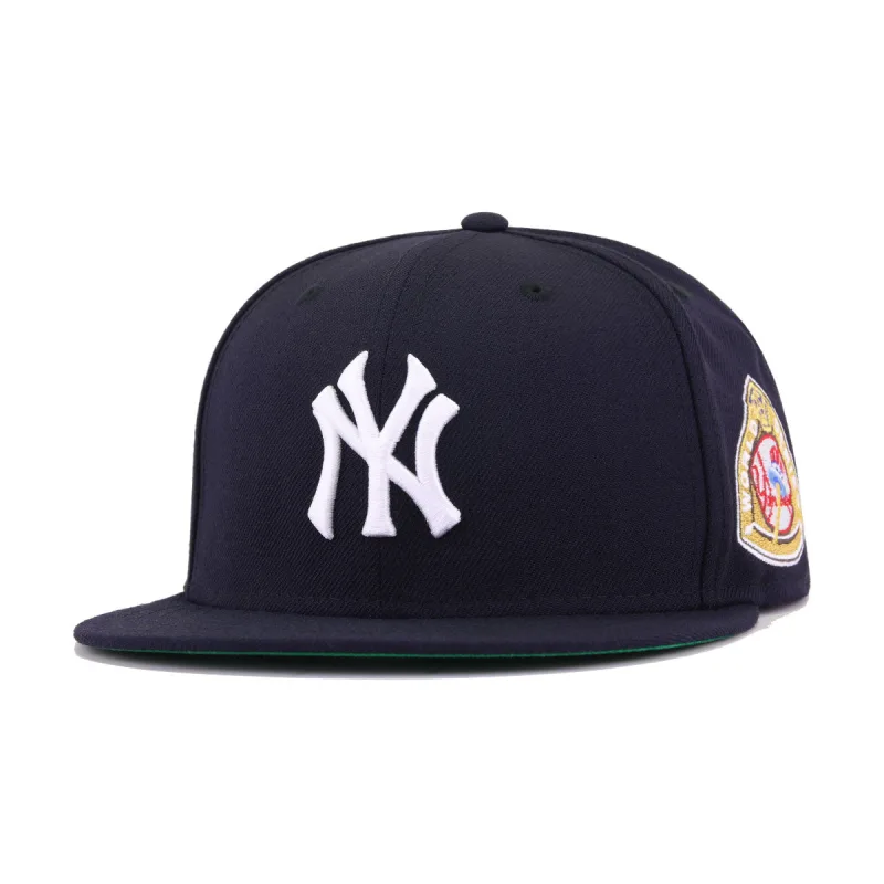 New Era New York Yankees fitted hat navy, red, blue, green, gold colorway - 1950 World Series Fitted: New Era Drops Yankees Championship Cooperstown Collection