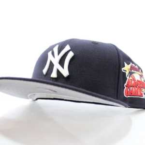 New Era New York Yankees fitted hat Navy Grey Under Brim colorway - Derek Jeter’s Historic Night Fitted: New Era Drops Yankees 2000 All-Star Game Tribute
