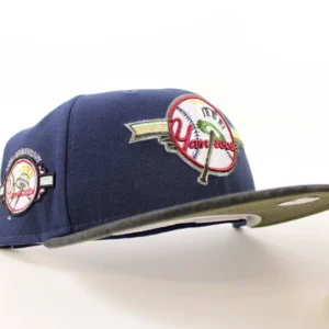 New Era New York Yankees fitted hat OceanSide Black Olive Under Brim colorway - Dynasty Begins Fitted: New Era’s 1949 World Series Yankees 100th Anniversary Drop