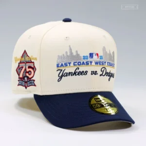 New Era New York Yankees fitted hat white colorway - New Era Yankees vs Dodgers 2025 Stadium Series Fitted Celebrates Baseball’s Biggest Rivalry