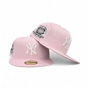 New Era New York Yankees fitted hat gray, pink colorway - Subway Series Fitted: New Era’s Pink Yankees 2000 World Series Championship Hat