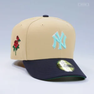 New Era New York Yankees fitted hat red colorway - Yankees Drop Special Girl Dad Fitted Honoring Aaron Judge