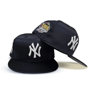 New Era New York Yankees fitted hat navy, gray, blue colorway - Dynasty Peak Fitted: New Era’s 1999 Yankees World Series Championship Drop