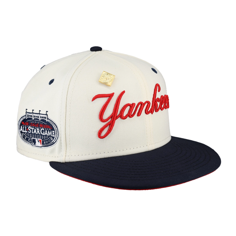 New Era New York Yankees fitted hat white, grey, chrome colorway - Marathon Night Fitted: New Era’s Chrome Collection Honors 2008 All-Star Epic