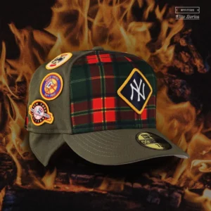New Era New York Yankees fitted hat - Yankees World Series Scouts Merit Badge Fitted Celebrates Championship Legacy