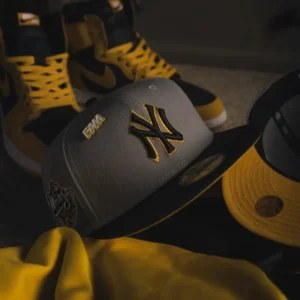 New Era New York Yankees fitted hat yellow colorway - Yankees 1999 World Series Fitted Drops in Bold Yellow Colorway