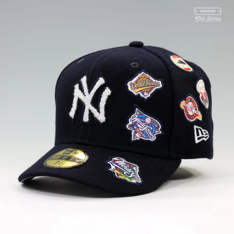 New Era New York Yankees fitted hat - Yankees Elite Series Fitted Celebrates World Series Legacy