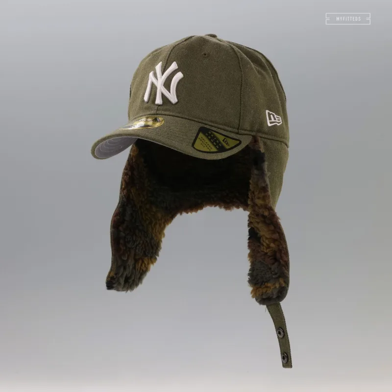 New Era New York Yankees fitted hat - Yankees Three Looms Japan Camo Sherpa Fitted Brings Premium Texture to the Bronx