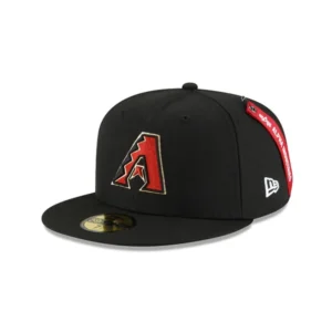 New Era Arizona Diamondbacks fitted hat black, green colorway - Alpha Industries X Arizona Diamondbacks Fitted Drops with Military-Inspired Colorway