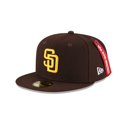 New Era San Diego Padres fitted hat green, brown colorway - Alpha Industries x Padres Fitted Brings Military-Inspired Style to San Diego