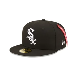 New Era Chicago White Sox fitted hat black, white, green colorway - Alpha Industries Teams Up with New Era for Clean White Sox Fitted
