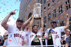 Enron Field opening day ceremony 2000 Houston Astros inaugural season