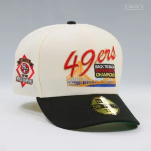 New Era San Francisco 49ers fitted hat white colorway - Back-to-Back Champions Fitted: New Era Honors 49ers’ Legendary 1988-1989 Dynasty