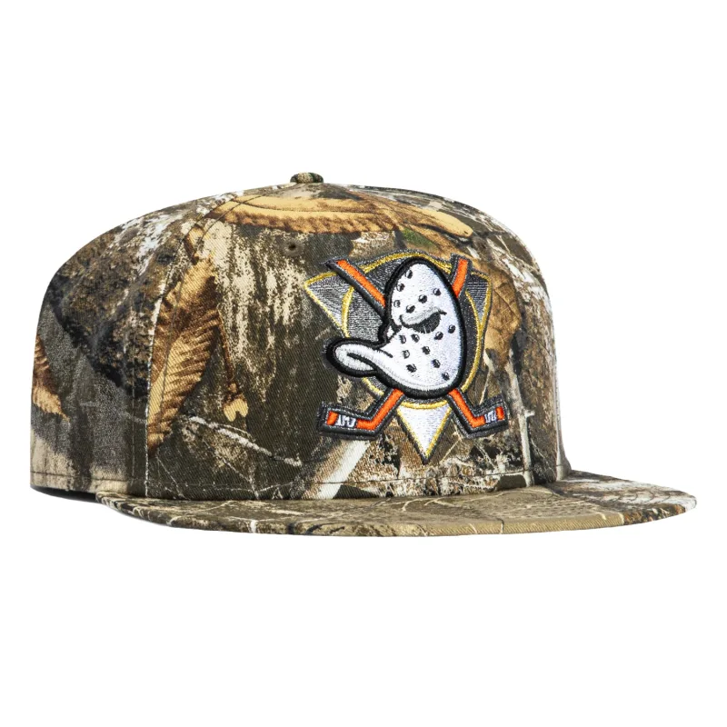 New Era Anaheim Ducks fitted hat Realtree colorway - New Era Drops Clean Anaheim Ducks Fitted with Realtree Camo Gradient