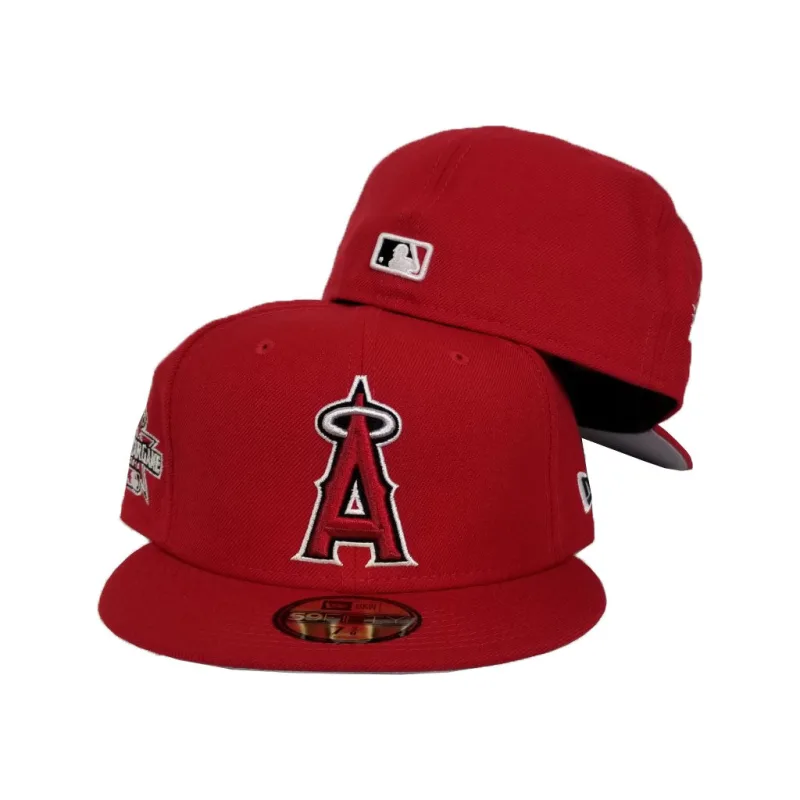 New Era Los Angeles Angels fitted hat red colorway - 2010 All-Star Game Fitted: New Era Drops Angels Red 59FIFTY Commemorative