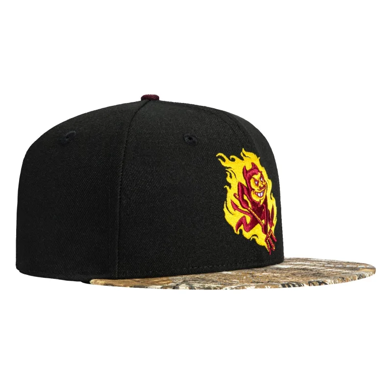 New Era New Jersey Devils fitted hat Black, Realtree colorway - Hat Club Drops Fire Arizona State Sun Devils Fitted with Realtree Camo