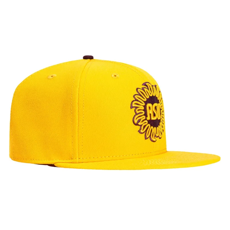 New Era New Jersey Devils fitted hat Gold colorway - New Era Drops Clean Arizona State Sun Devils Fitted in Gold Colorway