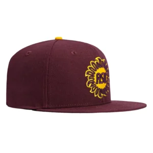 New Era New Jersey Devils fitted hat Maroon colorway - New Era Drops Clean Arizona State Sun Devils Fitted in Classic Maroon