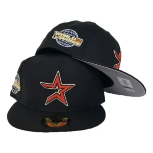 New Era Houston Astros fitted hat black colorway - 2005 World Series Fitted: New Era Drops Astros Cooperstown Black 59FIFTY