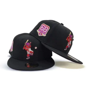 New Era Houston Astros fitted hat black, purple colorway - New Era Drops Astros Fitted with 60th Anniversary Side Patch