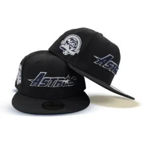 New Era Houston Astros fitted hat black, gray colorway - Astros 45th Anniversary Fitted: New Era Celebrates Houston’s Championship Journey