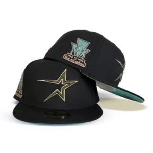 New Era Houston Astros fitted hat black, green colorway - Astros Anniversary Fitted: New Era’s 35th Patch Celebrates Houston Baseball History