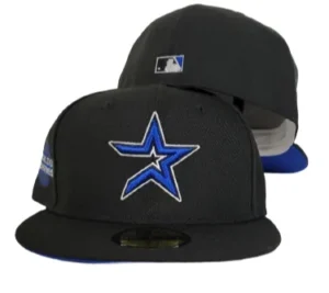New Era Houston Astros fitted hat black, blue, royal colorway - 2005 World Series Fitted: New Era’s Astros Championship Run Tribute