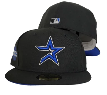 New Era Houston Astros fitted hat black, blue, royal colorway - 2005 World Series Fitted: New Era’s Astros Championship Run Tribute