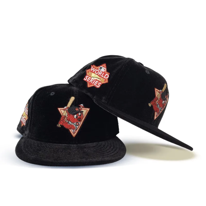 New Era Houston Astros fitted hat black, gray colorway - 2022 World Series Fitted: New Era’s Black Velvet Astros Championship Tribute